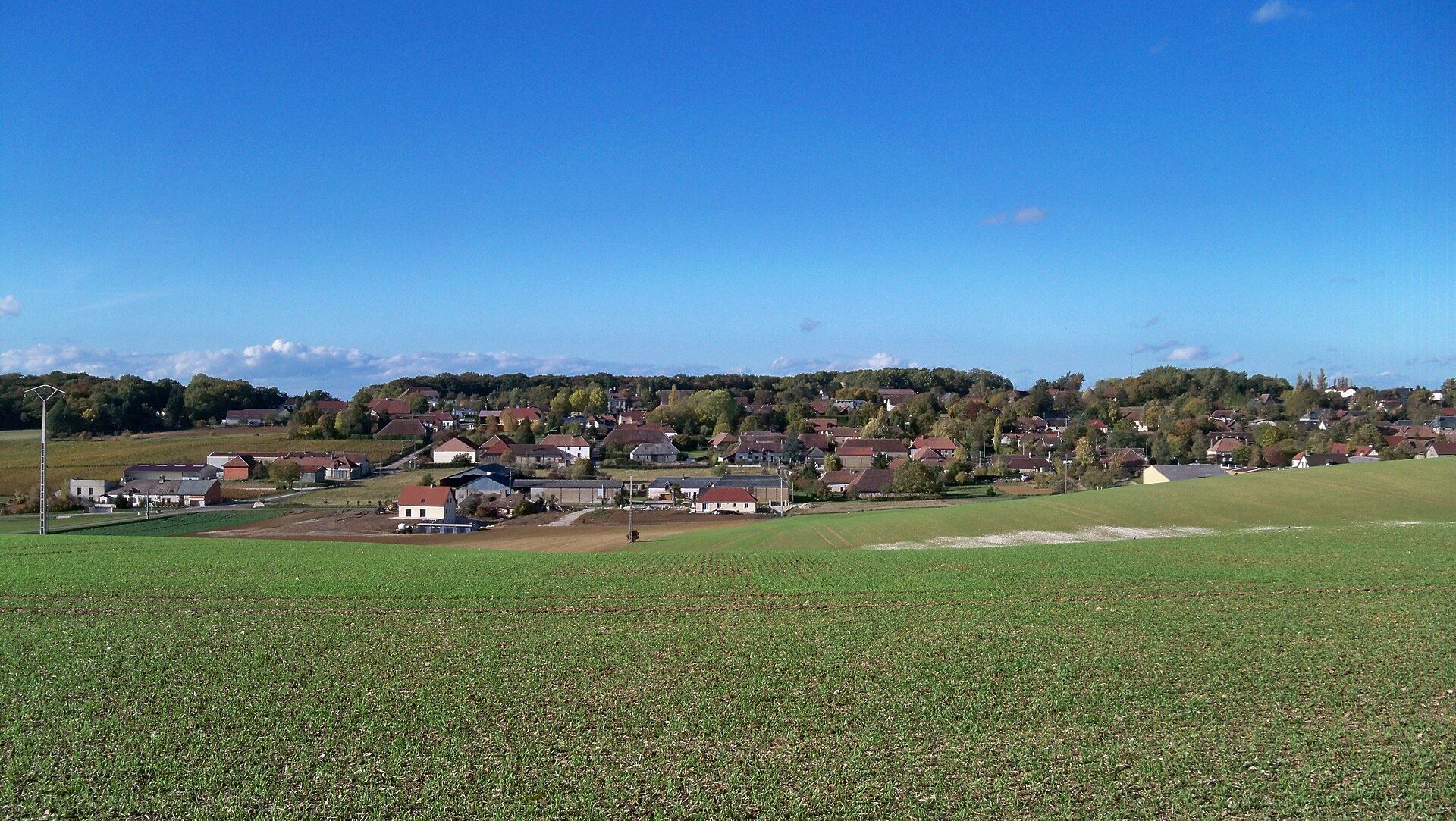Commune de Montgueux, dans l'Aube